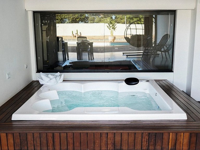 Cobertura com jacuzzi